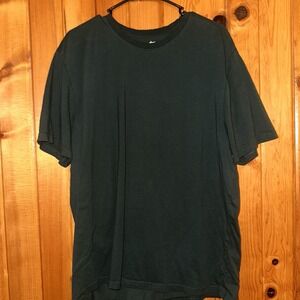 Dip Men's XL Dark Green Organic Cotton T-Shirt Soft Basic Short Sleeve Tee
